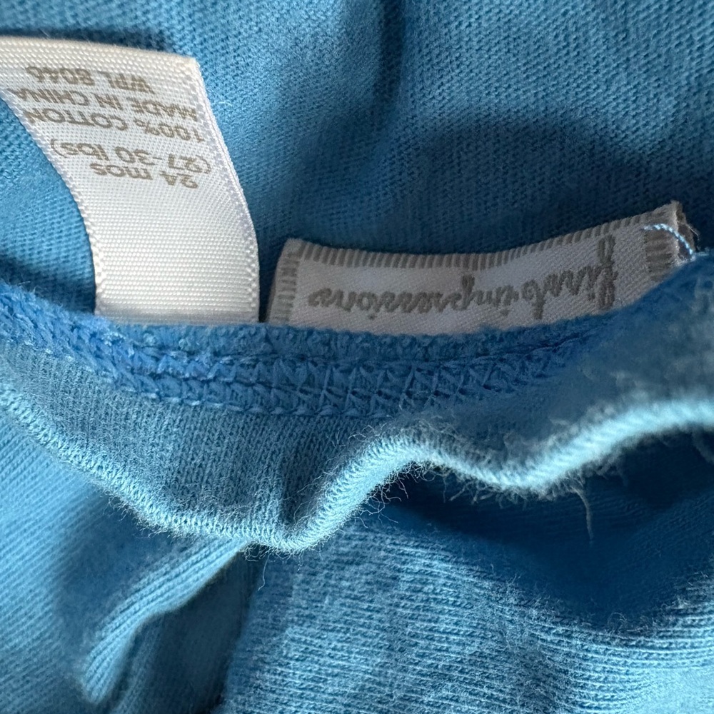First Impressions Blue Cotton 3 piece set size 24mo - Picture 6 of 7